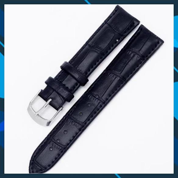 Dây da đồng hồ nam,nữ chính hãng chống thấm nước,dây da mềm,đủ màu - Đủ size 12/14/16/18/20/22/24