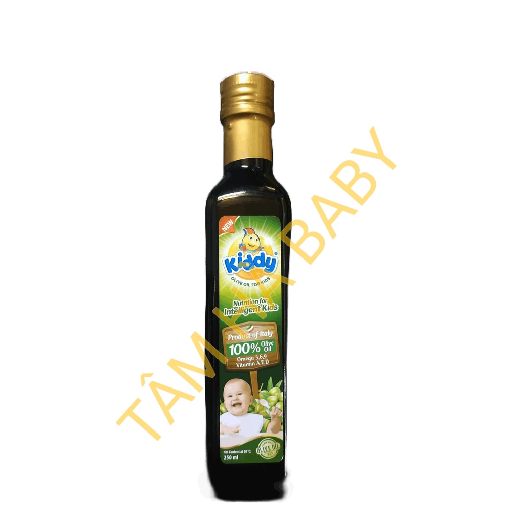 Dầu Kiddy olive ô-liu dinh dưỡng cho trẻ em chai 250ml
