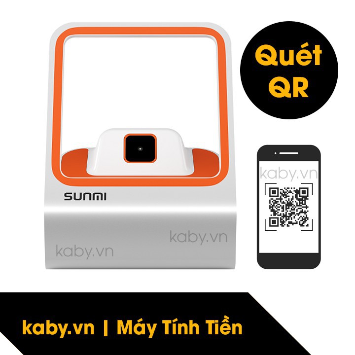 Máy Quét Mã Thanh Toán QR Code SUNMI BLINK NS010 Quét Màn Hình Điện Thoại