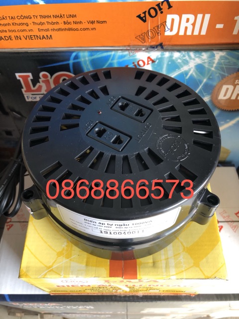 Biến áp đổi nguồn LiOA 1000VA tự ngẫu 220v sang 100v 120v