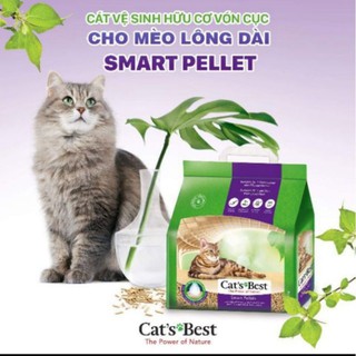 [Chính Hãng] - 5kg Cát vệ sinh hữu cơ vón cục cho mèo lông dài CAT’S BEST Smart Pellets
