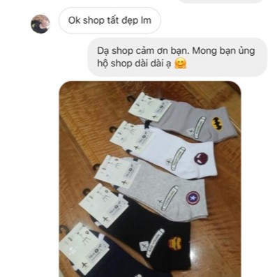 Vớ ngắn siêu nhân, tất ngắn heroes hoạt hình unisex nam nữ NEKO