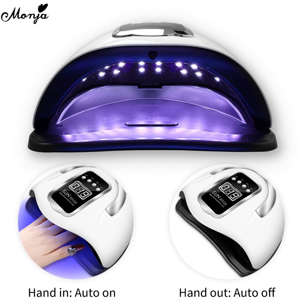 Máy hong khô móng tay  Đèn móng tay Monja 66 bóng led 280W phích cắm EU cao cấp chuyên nghiệp