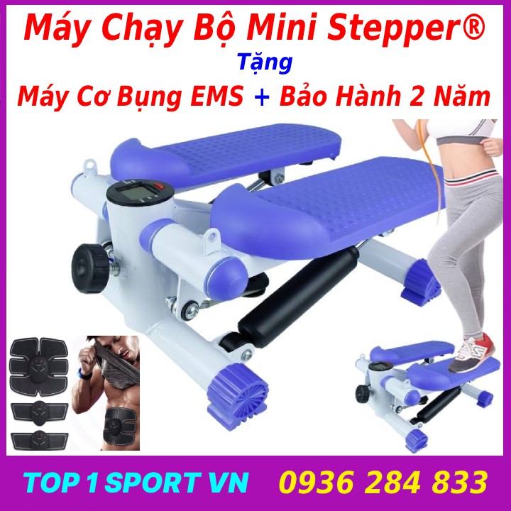 Máy chạy bộ cơ đa năng CrentPlaying® tặng kèm dây cáp + Bàn xoay eo + Giá đỡ tập cơ bụng -Bảo hành 12 tháng