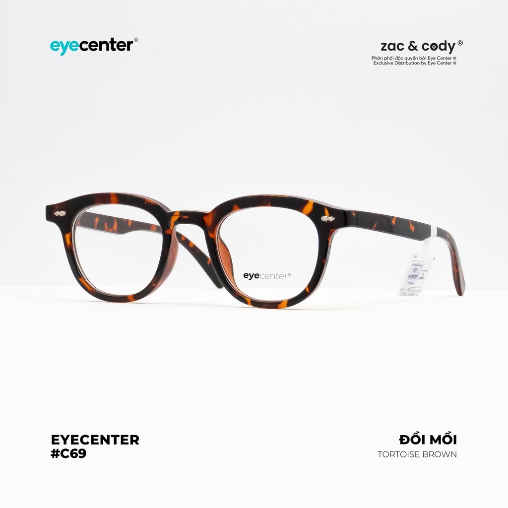 Gọng kính cận nam nữ chính hãng EYECENTER C69S nhựa dẻo siêu nhẹ nhập khẩu by Eye Center Vietnam