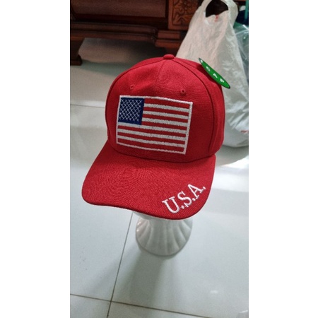🧢🧢Mũ Lưỡi Trai Cotton Họa Tiết Cờ Mỹ Cá Tính