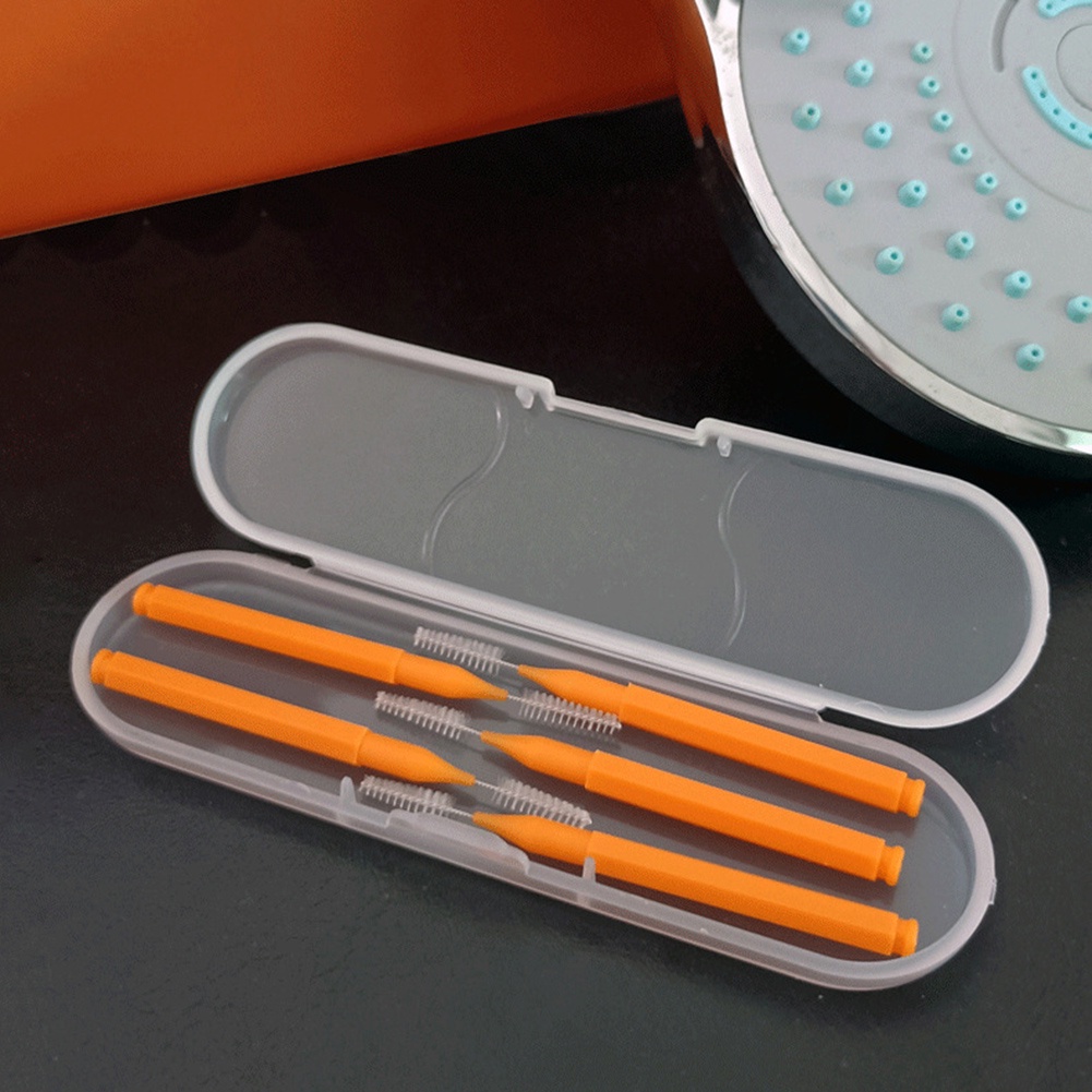 Bàn Chải Nylon Nhỏ Màu Trắng Làm Sạch Lỗ Chân Lông Chống Tắc Nghẽn Cho Lỗ Điện Thoại / Nhà Bếp