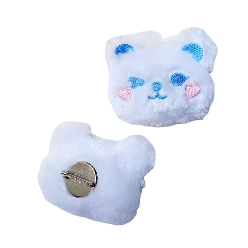 Ghim cài áo hình gấu bông dễ thương phong cách Nhật Bản