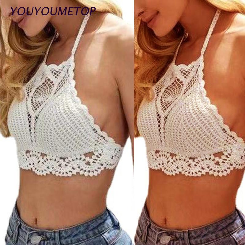 Áo Croptop Dệt Kim Phối Lưới Họa Tiết Hoa Cúc Xinh Xắn Thời Trang Đi Biển Cho Nữ
