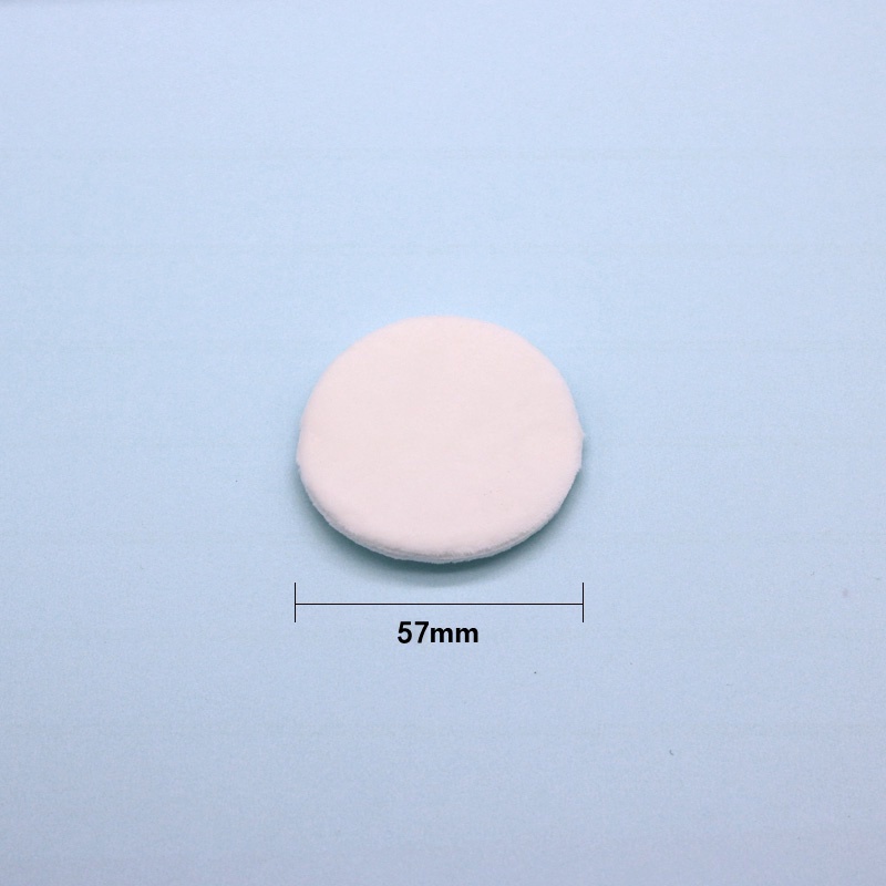 Bông Phấn Trang Điểm Cotton Tròn Siêu Mỏng 57mm
