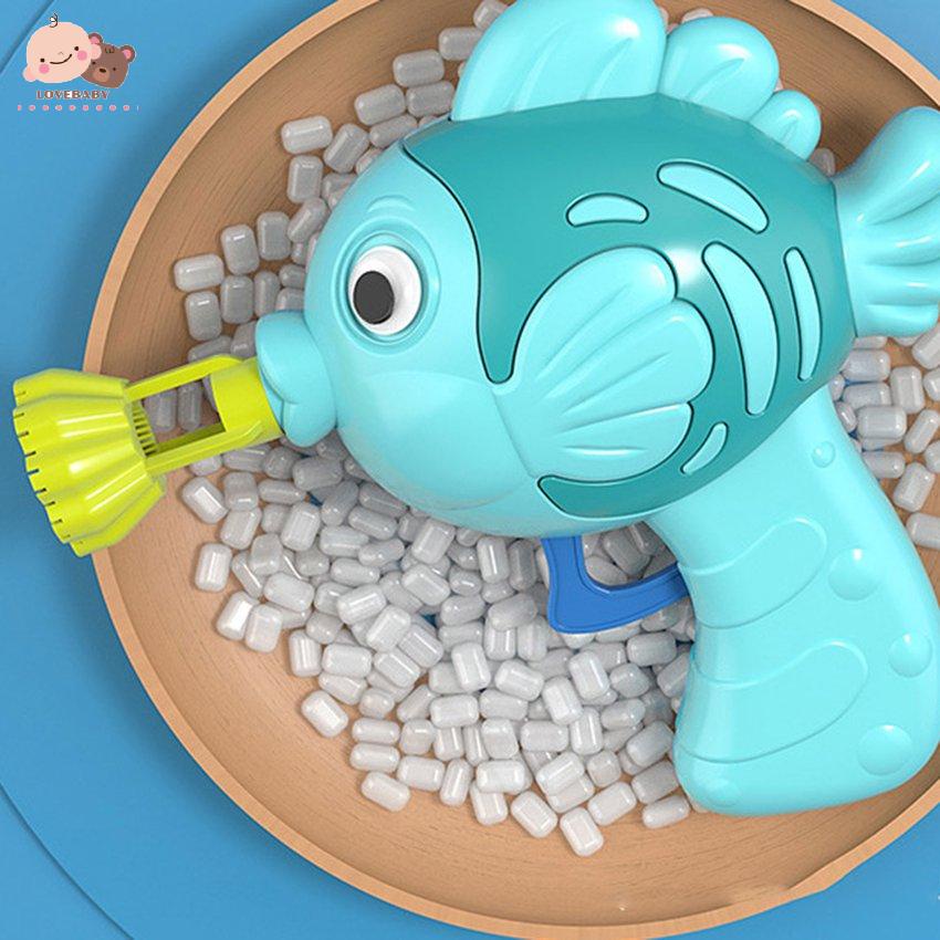 [HOT]Manual Soap And Water Bubble Machine Cute Fish Children's Toy Birthday Gift