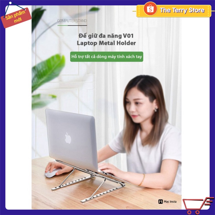 ✴️ Đế giữ đa năng V01 Laptop Metal Holder