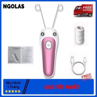 Máy se triệt lông măt - Công cụ tẩy lông mặt hiện đại dòng cao cấp có thể dùng bằng Pin và sạc pin - SG665 - Ngolas