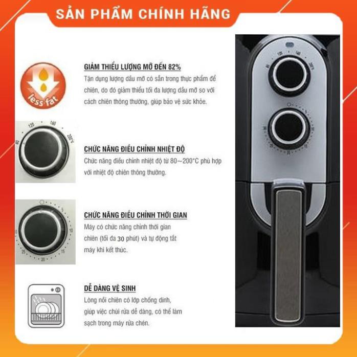 [Chính hãng] Nồi chiên không dầu Lock&amp;Lock EJF151 | EJF351 | EJF586 | EJF286 | EJF696 (Bảo hành 12 tháng)