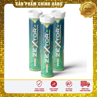 [-50%] Viên Sủi ZEXTOR Tăng Cường Sinh Lý Nam Giới | Bổ Thận Tráng Dương | Tuýp 20 Viên | Cam Kết Chính Hãng