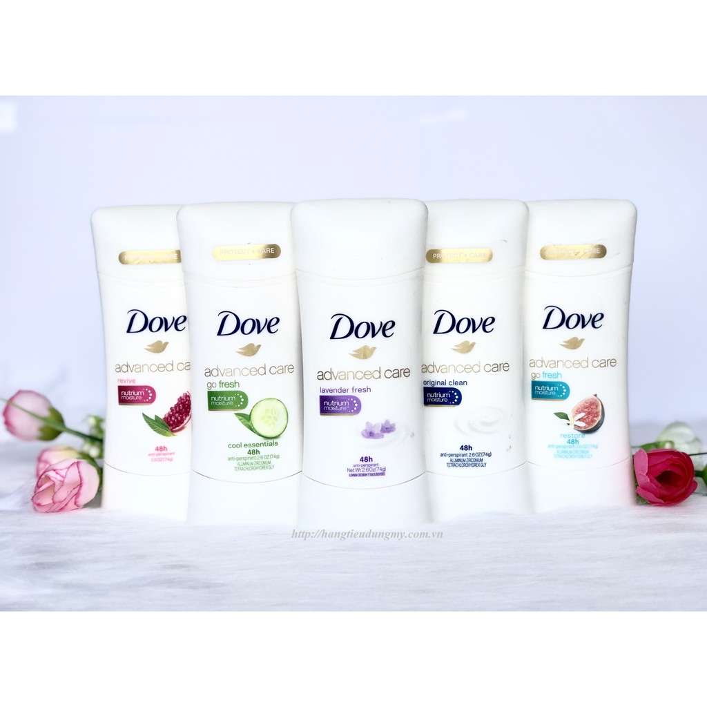SÁP KHỬ MÙI NỮ DOVE ADVANCE CARE 74G