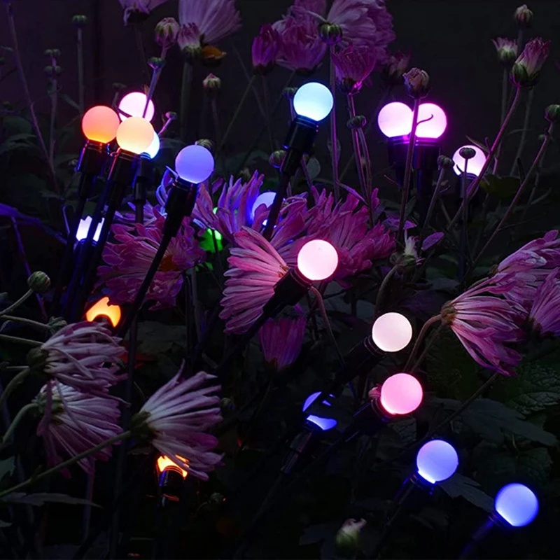 Đèn LED Trang Trí Sân Vườn Chống Nước Hình Pháo Hoa Nhiều Màu Sắc