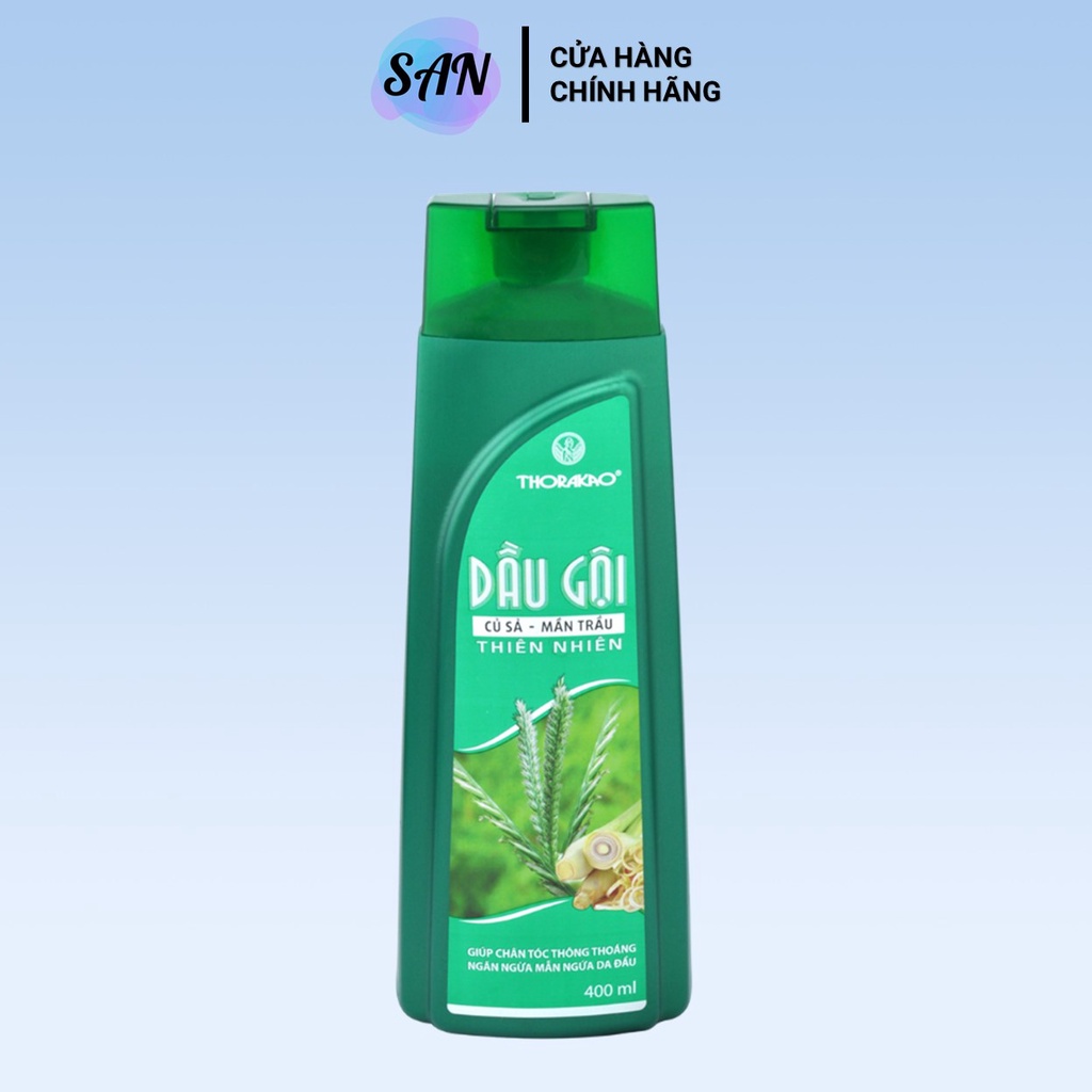 Dầu gội củ sả, mần trầu Thorakao - Giảm rụng tóc, sạch gàu 400ml