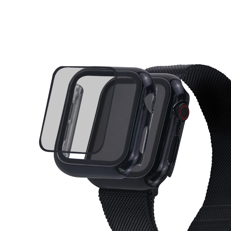 Bộ Dây Đeo + Khung Thép Không Gỉ Cho Đồng Hồ Thông Minh Apple Watch 40mm 44mm 42mm 38mm series 6 SE 5 4 3 2 1