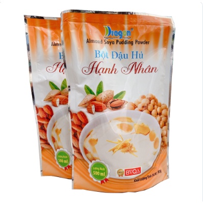 Bột đậu hủ hạnh nhân Dragon – Almond Soya Pudding Powder - Bách hoá sỉ lẻ Bích Liên Dương