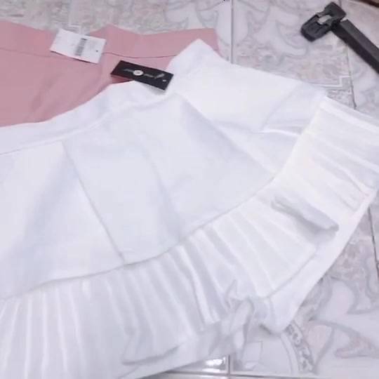 Chân Váy Ngắn 1 Tầng Xếp Ly Hàng loại 1 Quảng Châu Chất Siêu đẹp | BigBuy360 - bigbuy360.vn