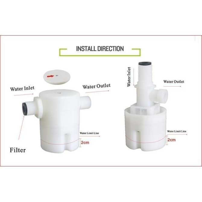 Phao cơ thông minh - Phao cơ chống tràn thế hệ mới cỡ ren 21mm , phao đứng