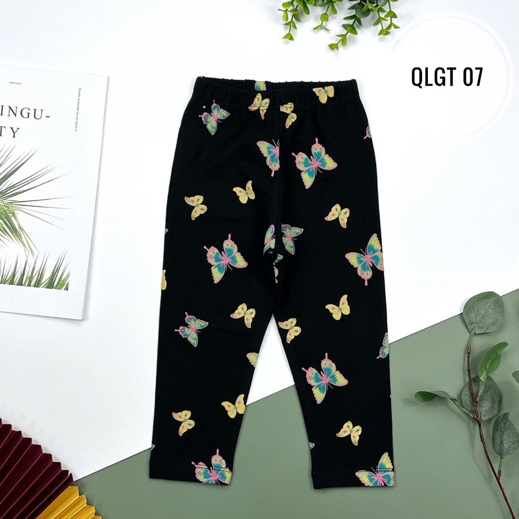 Quần legging bé gái, quần legging cho bé chất cotton mềm mát, size 9-14 tuổi - SUNKIDS