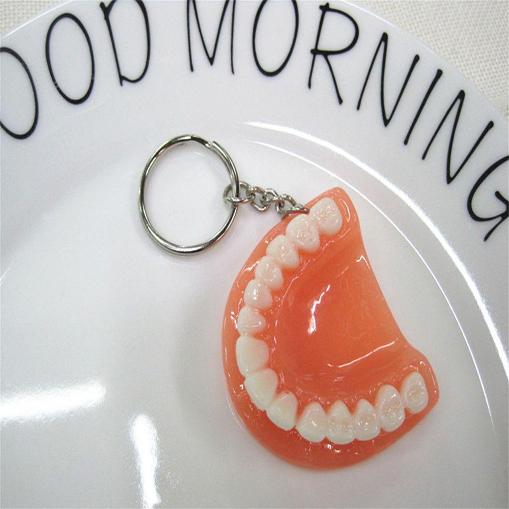 Móc Khóa Hình Chiếc Răng Bằng Nhựa Resin Trang Trí Nha Khoa