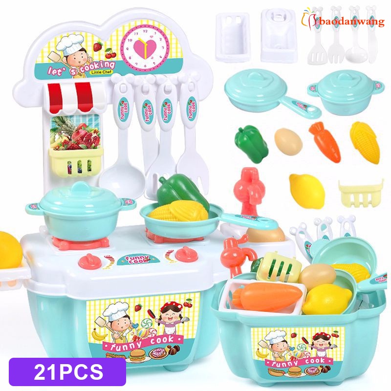 Bộ 21 món đồ chơi nấu ăn cho bé