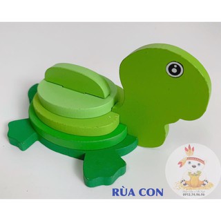 Đồ chơi gỗ xếp hình 3D
