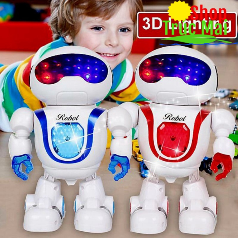 Đồ Chơi Trẻ Em Robot Biết Phát Sáng Và Nhảy Múa Theo Nhạc