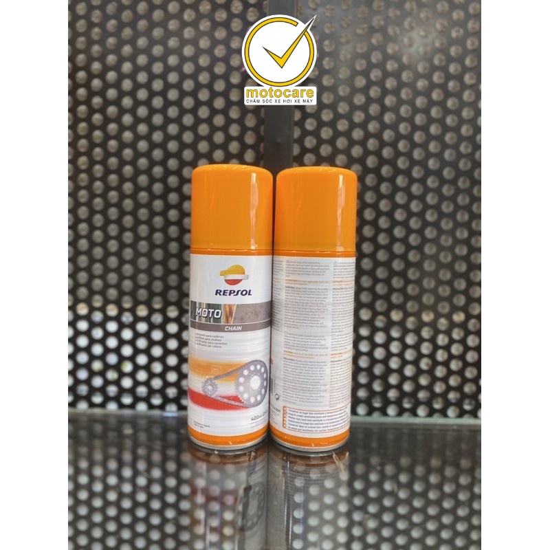 Dưỡng sên REPSOL Moto Chain Lube / Dung tích 400ml [CHĂM SÓC XE HƠI XE MÁY SÀI GÒN]