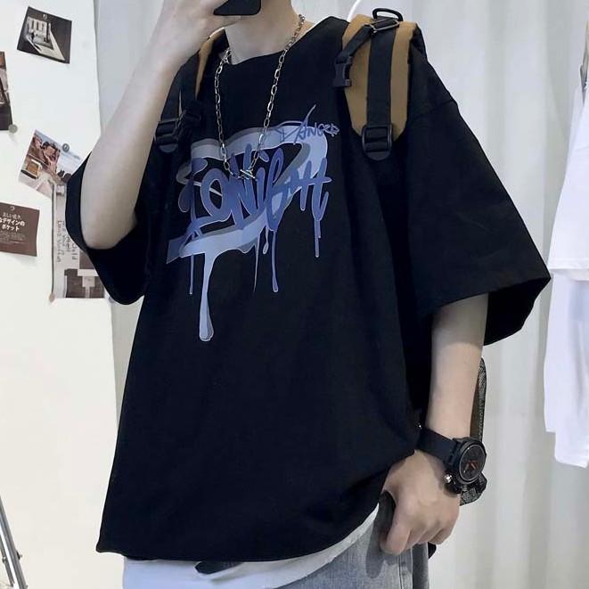 Áo thun tay ngắn thiết kế mới năng động thời trang dành cho cả nam và nữ