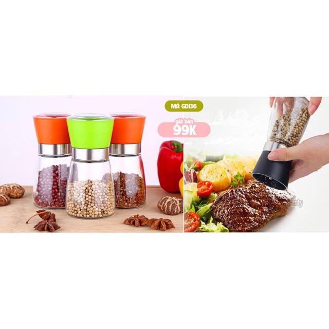 Dụng cụ xay tiêu cầm tay