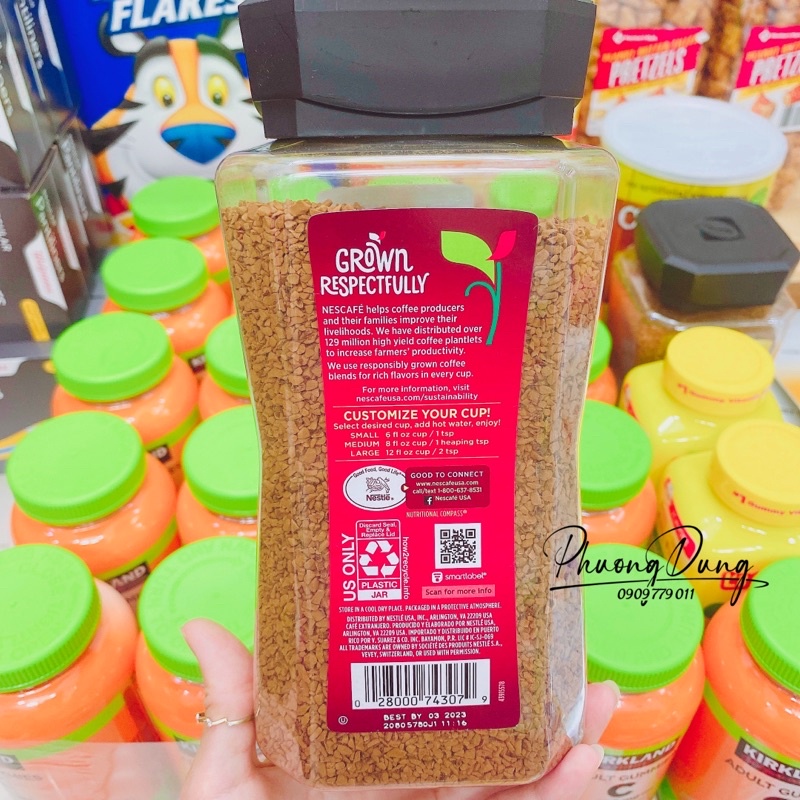 NESCAFÉ cà phê hòa tan Nes cafe Taster's Choice Instant Coffee House Blend 397g Mỹ