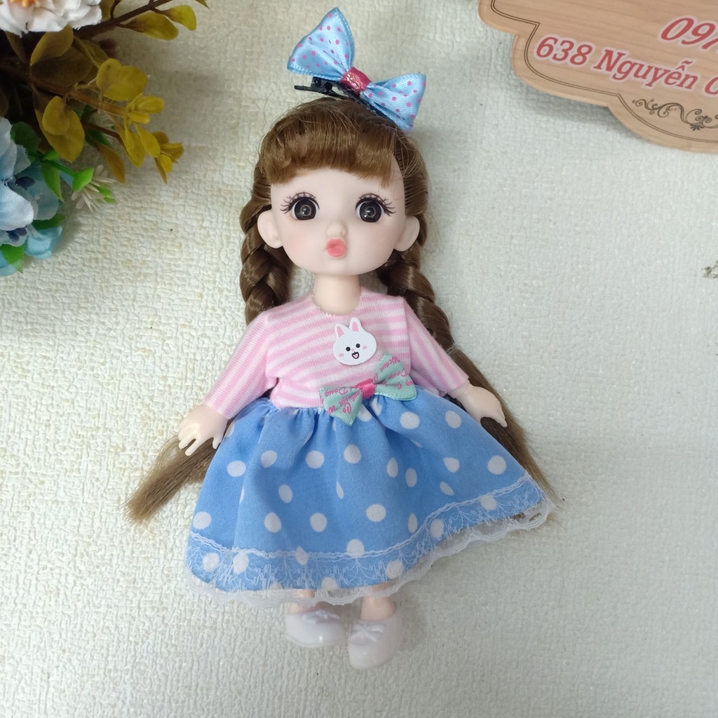 Búp Bê Em Bé Chu Mỏ Cao 16cm Kèm Đồ Mẫu Mới