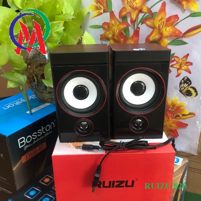 [HCM][HÀNG ĐẸP GIÁ RẺ ÂM THANH HAY] Loa vi tính 2.0 Ruizu RS-820