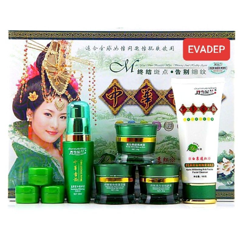 Tinh chất dưỡng ẩm trắng da loại bỏ mụn nám Serum Hoàng Cung Xanh hàng chuẩn