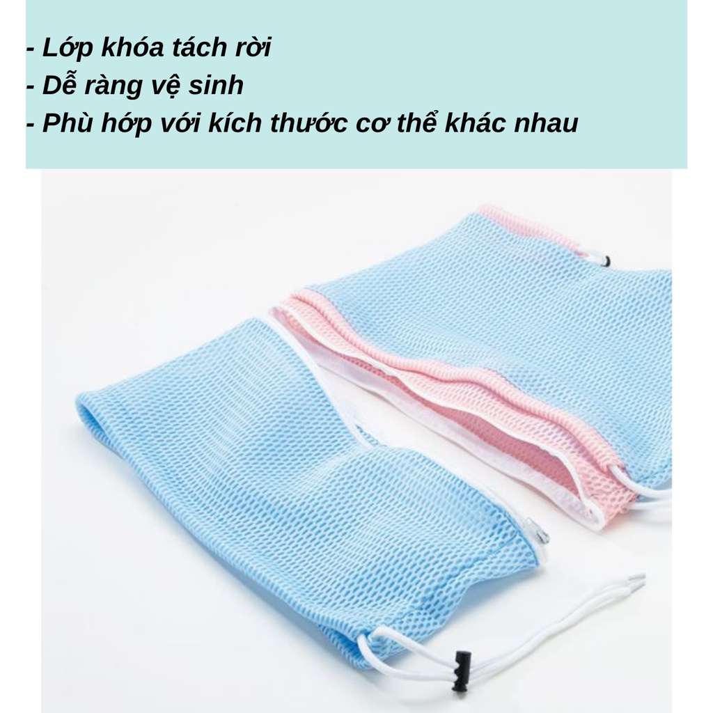 Hipidog Túi tắm mèo vải lưới  Cao cấp