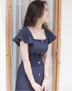 ĐẦM CỔ U TAY BÈO (KÈM VIDEO)
