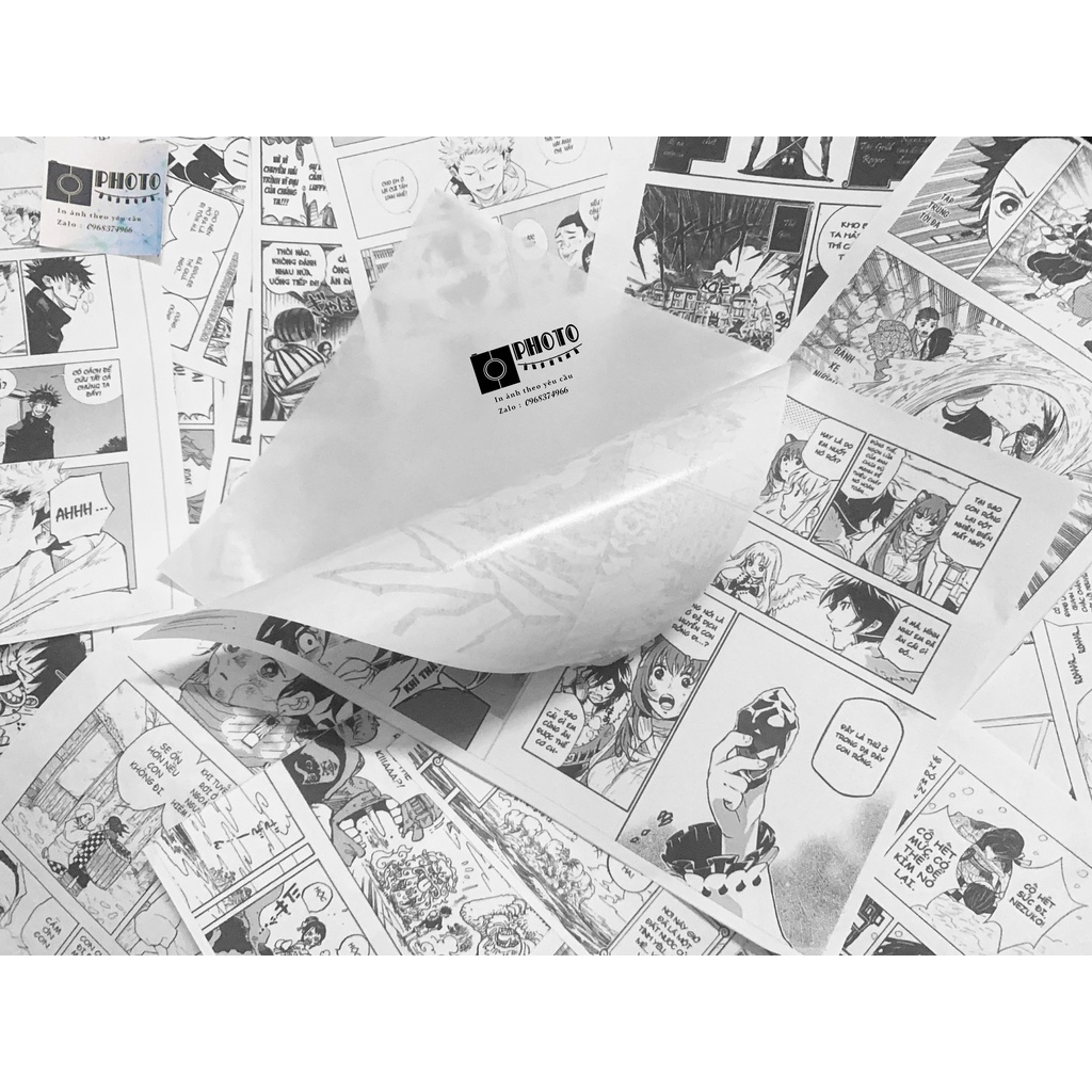 In Manga Dán Tường Theo Yêu Cầu - SET 20 . 30 Tờ ☀️☀️☀️ MANGA WALL Các Kích Thước * Bóc Dán Tiện Lợi 🍀🍀🍀🍀