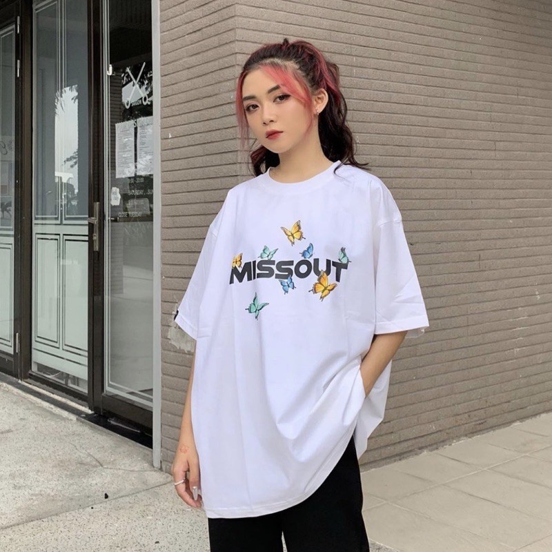 [LOCAL BRAND] Áo thun Missout tay lỡ form rộng vải Cotton - Thời trang nam nữ Unisex Streetwear Hàn Quốc