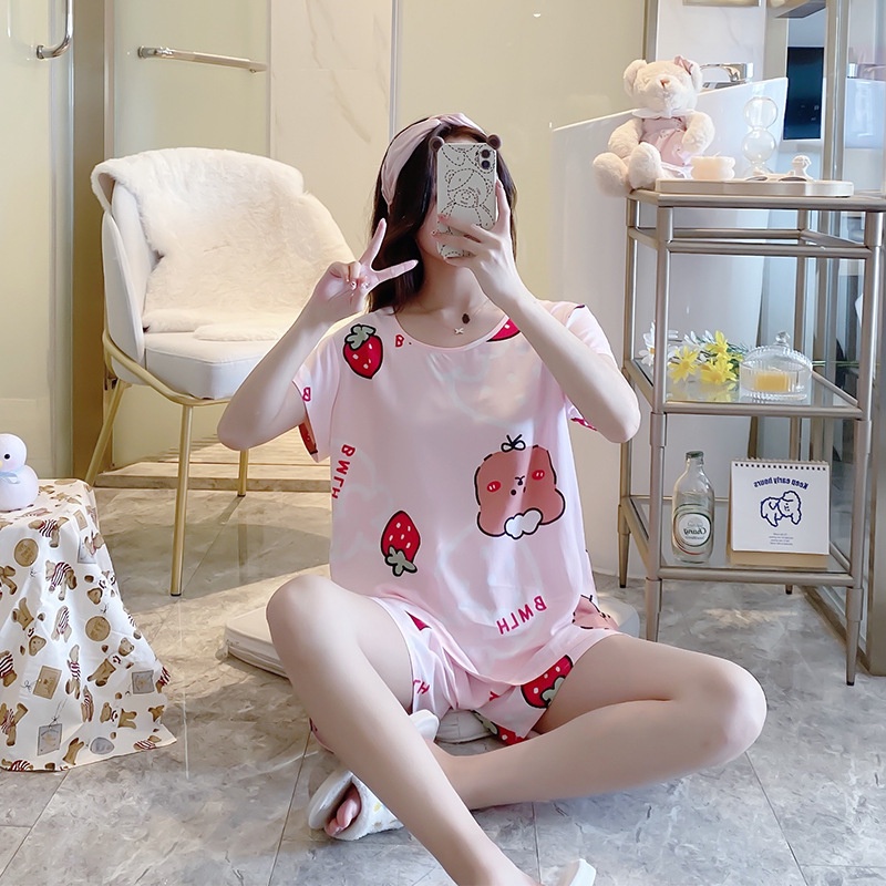 Bộ quần áo cộc tay cho nữ vải lanh thoáng mát, nhiều màu sắc và họa tiết trẻ trung, size từ 45 đến 75 kg