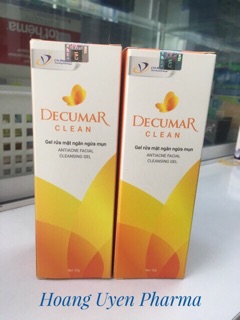 Gel Nghệ DECUMAR và Gel Rửa Mặt DECUMAR CLEAN