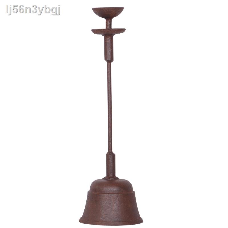 ﹊☋Giá đỡ nến theo phong cách cổ điển Sắt mỹ thuật Trung Quốc Thiền nhà phòng trà đạo cụ khách sạn