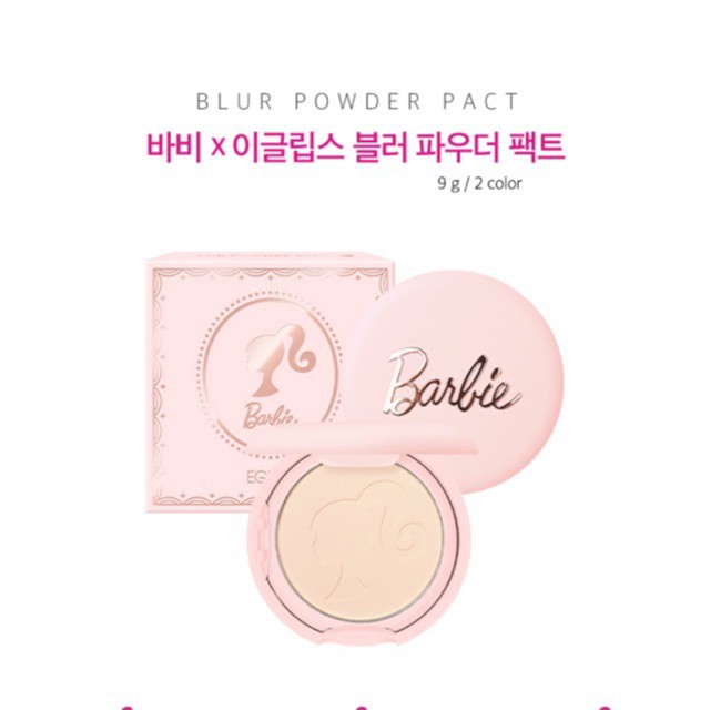 PHẤN PHỦ NÉN EGLIPS X BARBIE BLUR POWDER PACT CHÍNH HÃNG - 7348