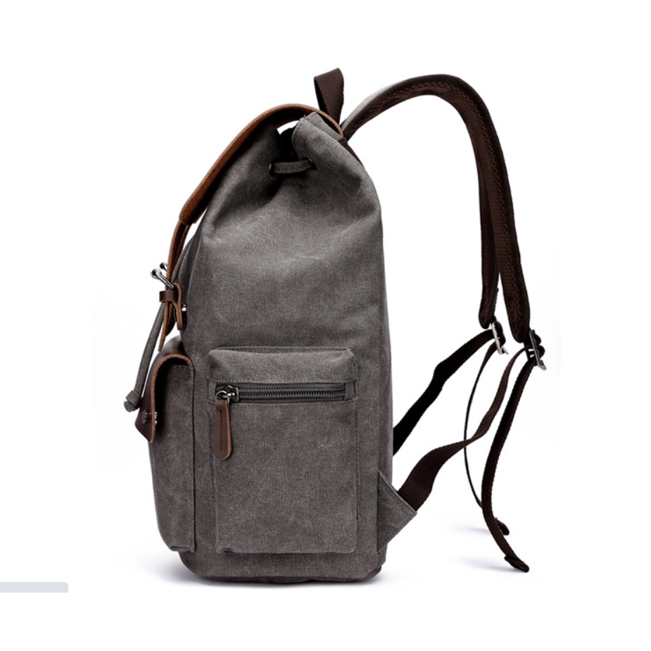 Balo nam vải canvas cao cấp phong cách mới 15,6&quot;