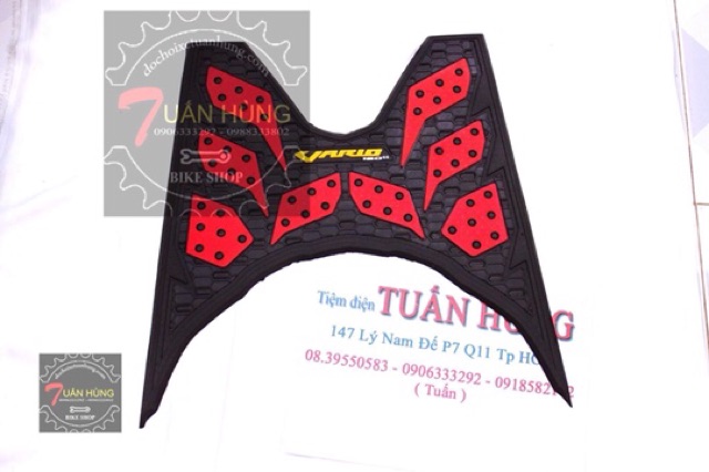 Thảm lót chân  Vario 150/125 kiểu Thái - lót sàn xe vario - thảm lót sàn xe vario150 - đồ chơi xe vario 150