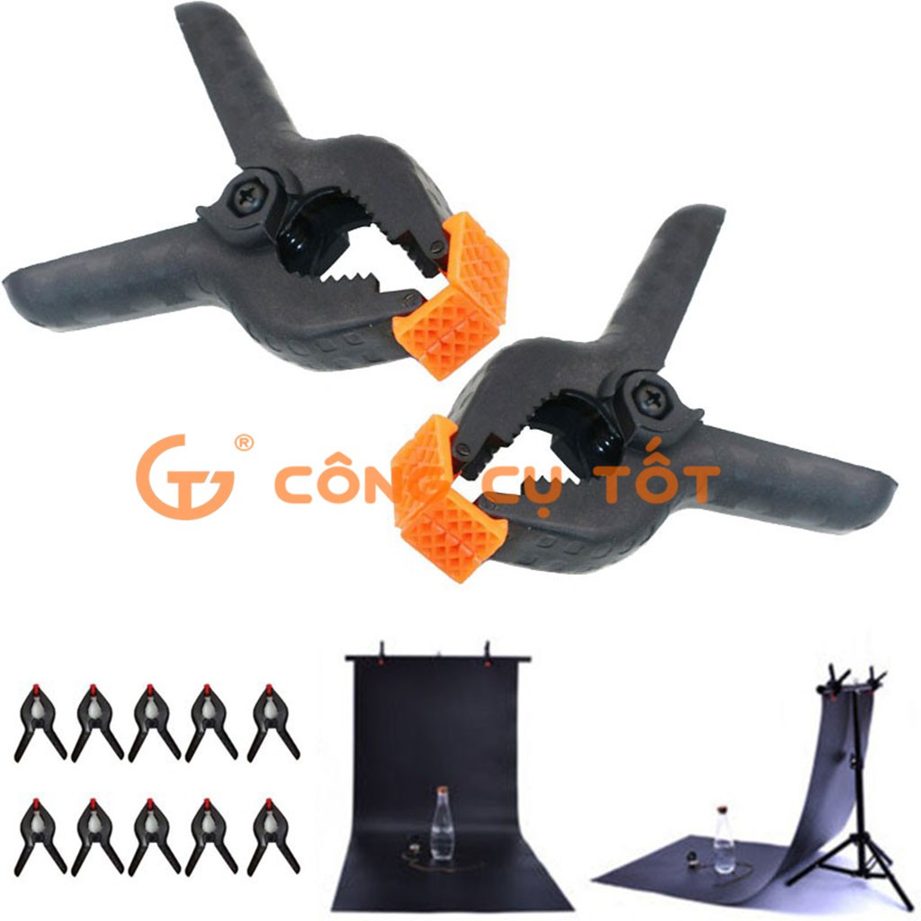 Kẹp gỗ chữ A, kẹp lò xo thông minh cỡ 4inch độ mở 100mm