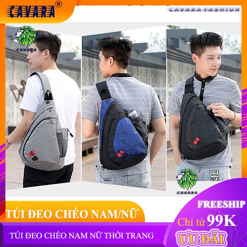 Túi Đeo Chéo Nam Nữ Cavara GF09
